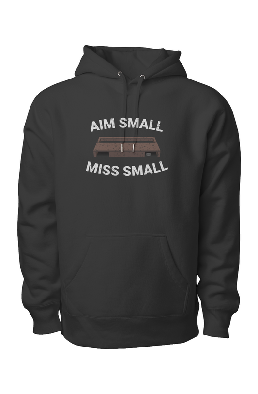 Aim Small Miss Small Legend Heavyweight Hoodie Black | Barn Garb Hockey Threads