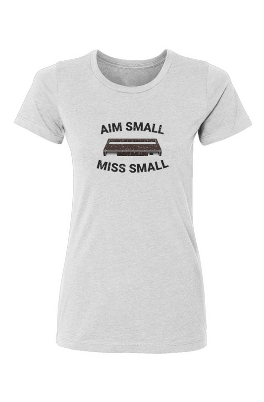 Barn Babe Aim Small Miss Small Tee White | Barn Garb Hockey Threads