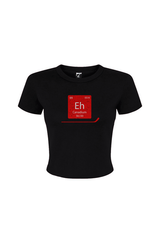 Barn Babe Canadium Baby Tee Black | Barn Garb Hockey Threads