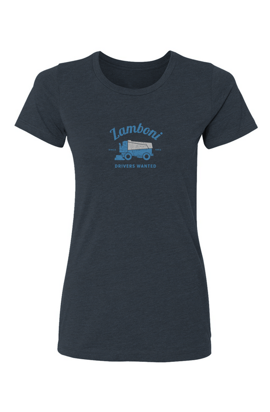 Barn Babe Drivers Wanted Tee Navy Blue | Barn Garb Hockey Threads
