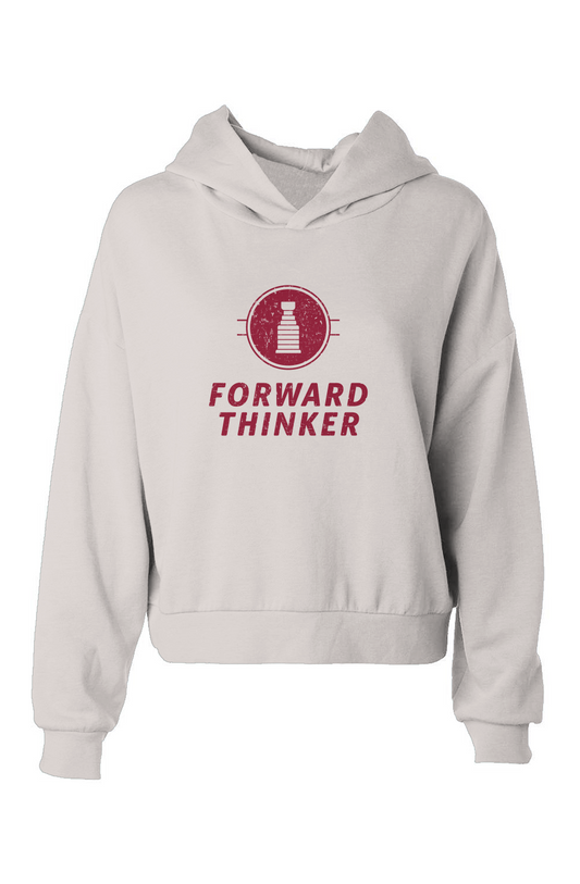 Barn Babe Forward Thinker Hip-Height Hoodie Bone | Barn Garb Hockey Threads