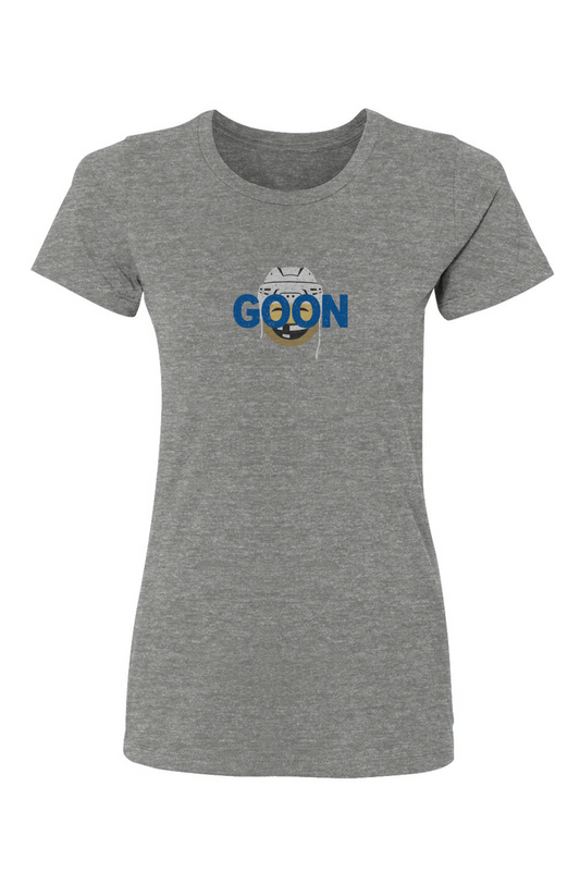 Barn Babe Goon Tee Grey | Barn Garb Hockey Threads