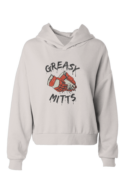 Barn Babe Greasy Mitts Hip-Height Hoodie Bone | Barn Garb Hockey Threads