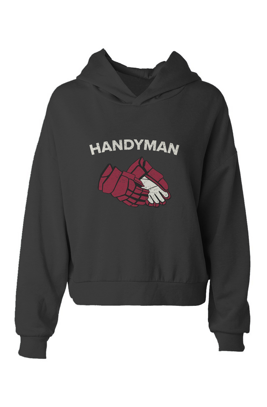 Barn Babe Handyman Hip Height Hoodie Black | Barn Garb Hockey Threads