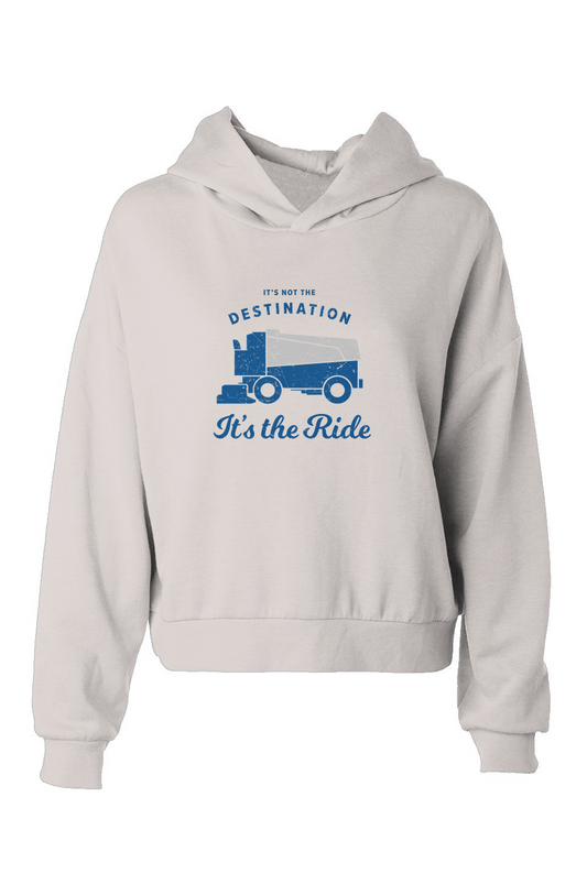 Barn Babe It's the Ride Hip-Height Hoodie Bone | Barn Garb Hockey Threads