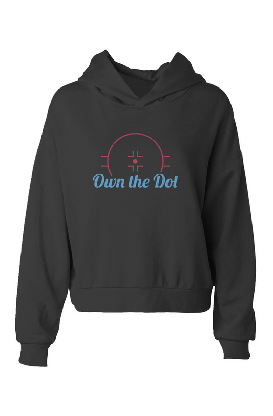 Barn Babe Own the Dot Hip-Height Hoodie Black | Barn Garb Hockey Threads