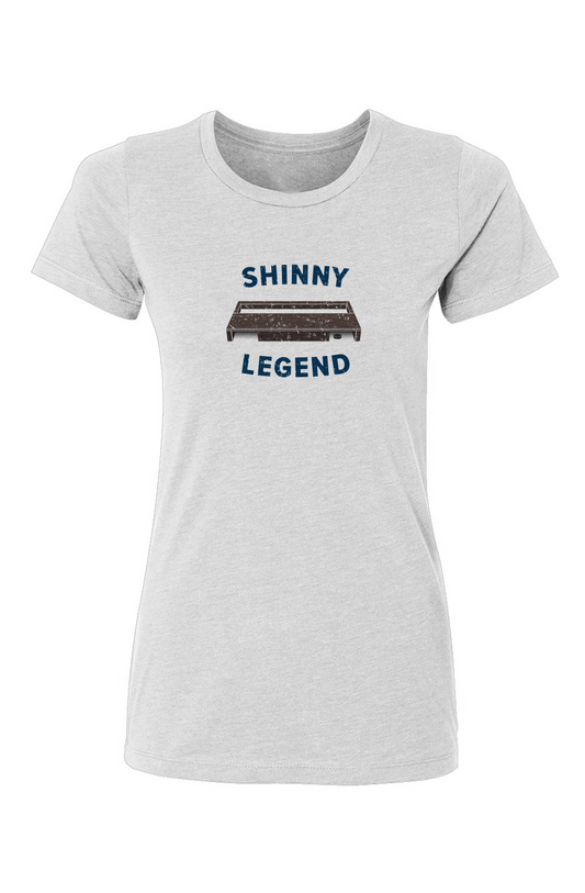Barn Babe Shinny Legend Goal Tee White | Barn Garb Hockey Threads