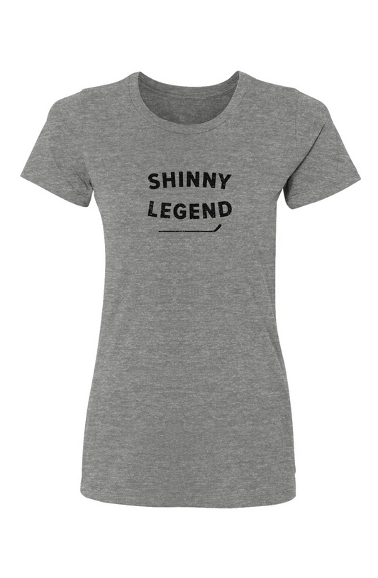 Barn Babe Shinny Legend Tee Grey | Barn Garb Hockey Threads