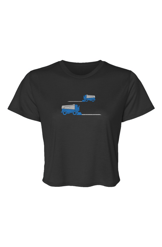 Barn Beauty Resurfacer Cropped Tee Black | Barn Garb Hockey Threads
