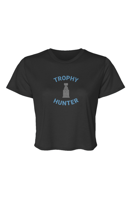 Barn Beauty Trophy Hunter Cropped Tee Black | Barn Garb Hockey Threads