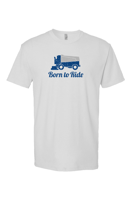 Born to Ride Breakaway Performance Tee White | Barn Garb Hockey Threads