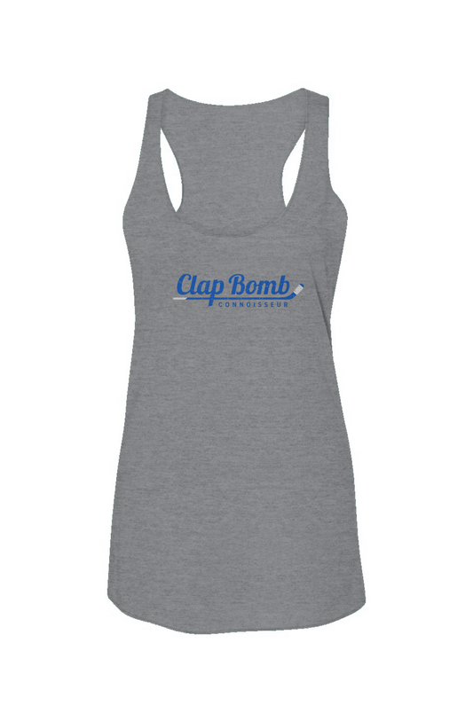 Clap Bomb Connoisseur Stick Racerback Barn Tank Grey | Barn Garb Hockey Threads