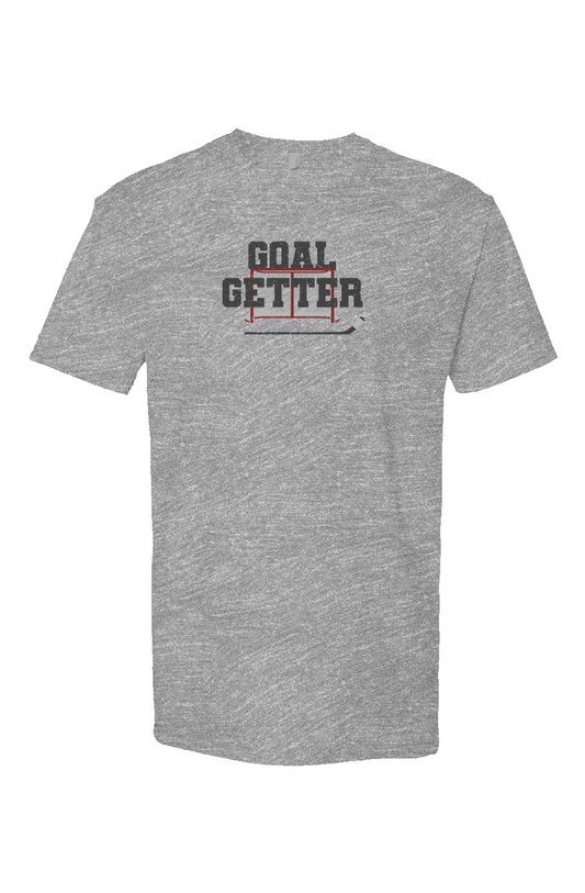 Goal Getter Breakaway Performance Tee Grey | Barn Garb Hockey Threads