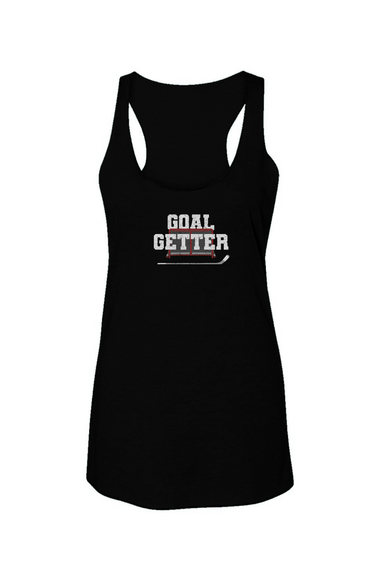 Goal Getter Racerback Barn Tank Black | Barn Garb Hockey Threads