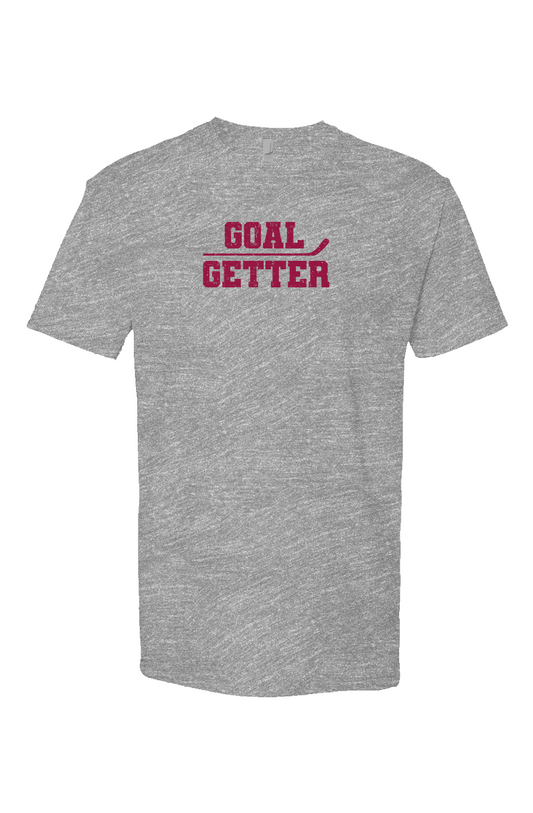 Goal Getter Stick Breakaway Performance Tee Grey | Barn Garb Hockey Threads