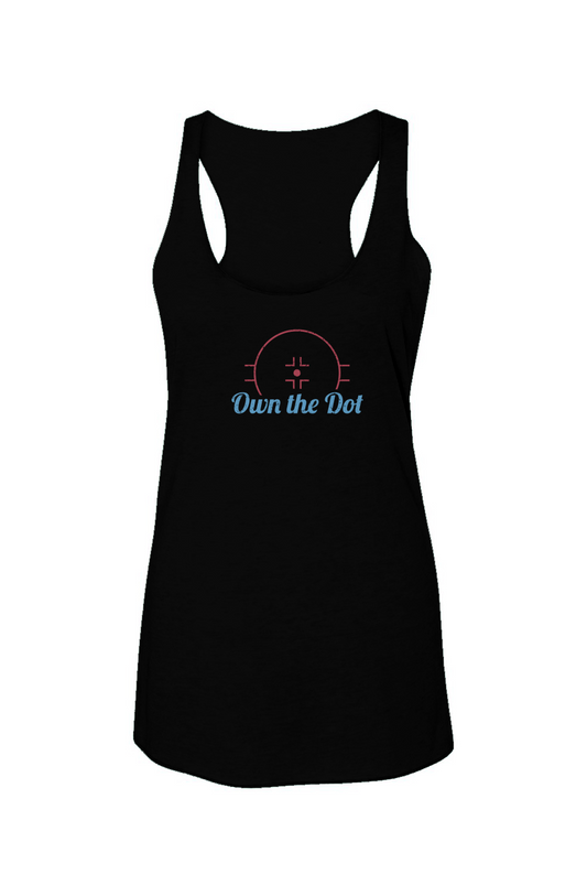 Own the Dot Racerback Barn Tank Black | Barn Garb Hockey Threads