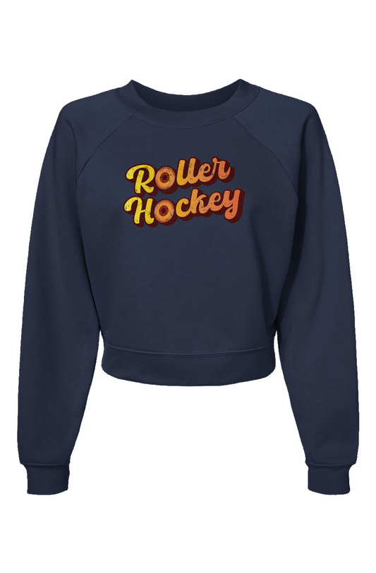 Raglan Rival Feeling Groovy Roller Hockey Pullover Navy Blue | Barn Garb Hockey Threads