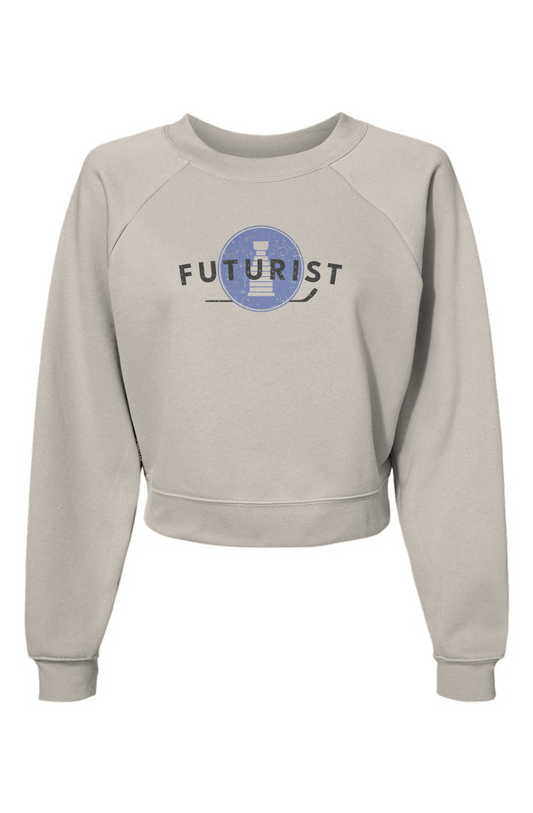 Raglan Rival Futurist Pullover Vintage White | Barn Garb Hockey Threads