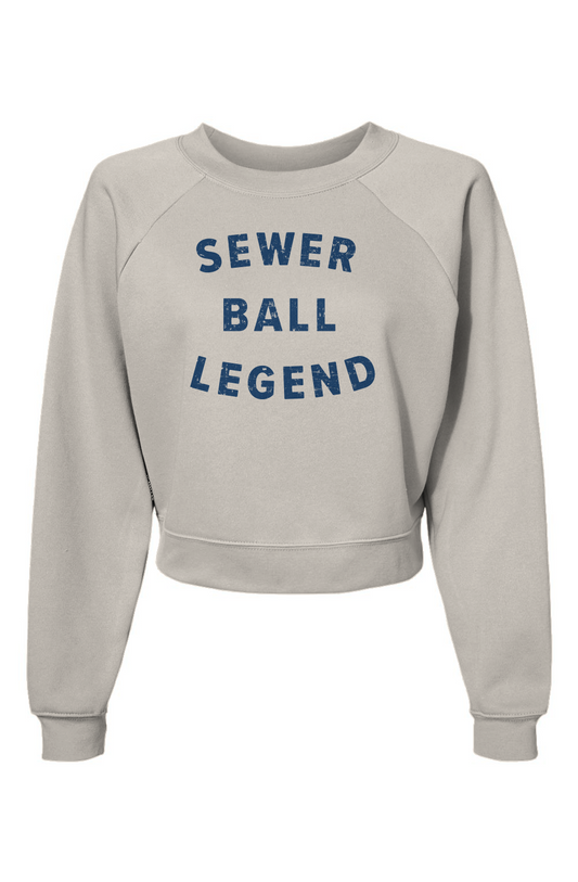 Raglan Rival Sewer Ball Legend Pullover Vintage White | Barn Garb Hockey Threads
