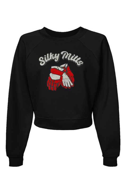 Raglan Rival Silky Mitts Pullover Black | Barn Garb Hockey Threads