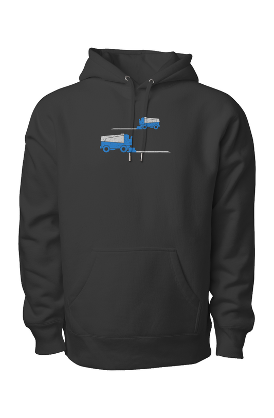 Resurfacer Legend Heavyweight Hoodie Black | Barn Garb Hockey Threads