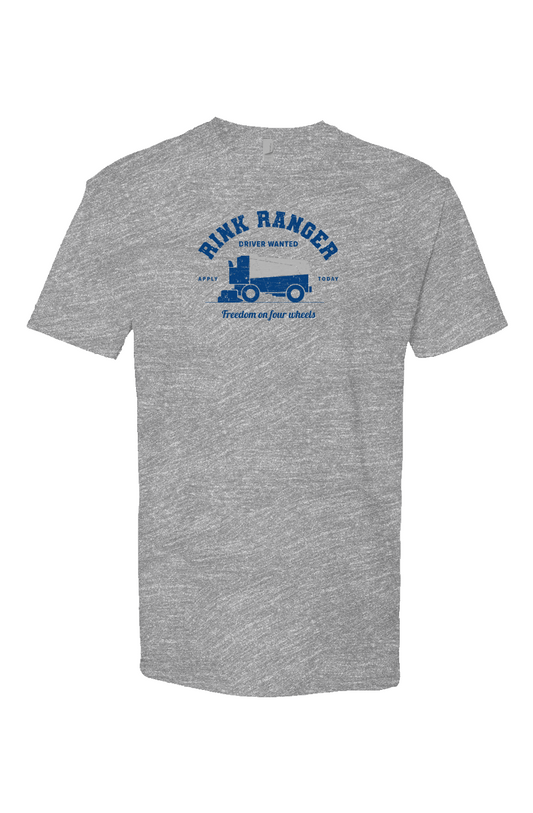 Rink Ranger Breakaway Performance Tee Grey | Barn Garb Hockey Threads