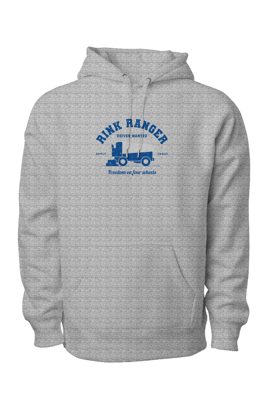 Rink Ranger Legend Heavyweight Hoodie Grey | Barn Garb Hockey Threads