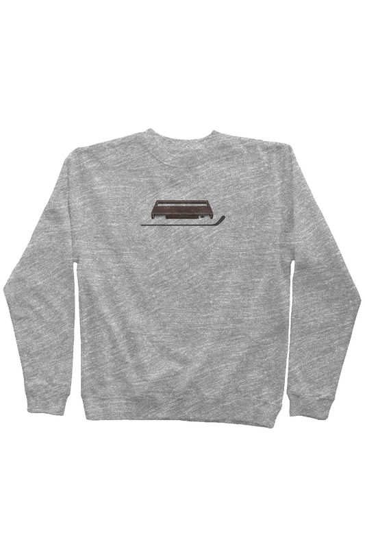 Shinny King Rinkside Crewneck Sweatshirt Grey | Barn Garb Hockey Threads