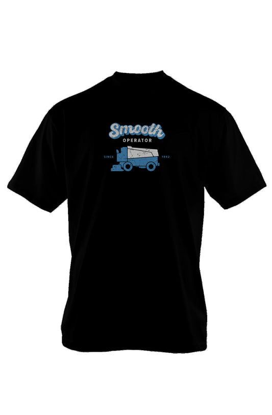 Smooth Operator 90s Throwback Tee Black | Barn Garb Hockey Threads