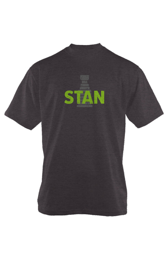 Stan 90s Throwback Tee Charcoal | Barn Garb Hockey Threads