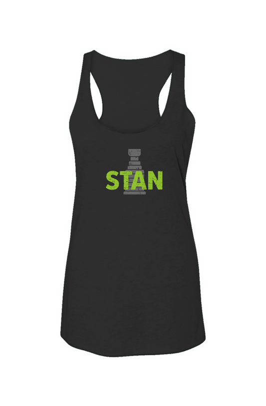 Stan Racerback Barn Tank Charcoal | Barn Garb Hockey Threads