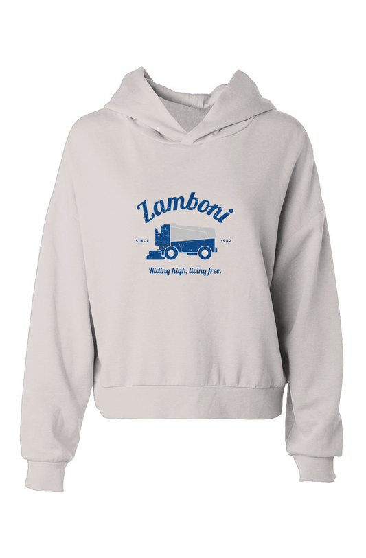 The Barn Babe Riding High LIving Free Hip-Height Hoodie White | Barn Garb Hockey Threads