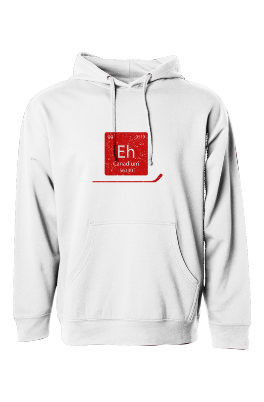 The Bench Boss Canadium Hoodie White | Barn Garb Hockey Threads