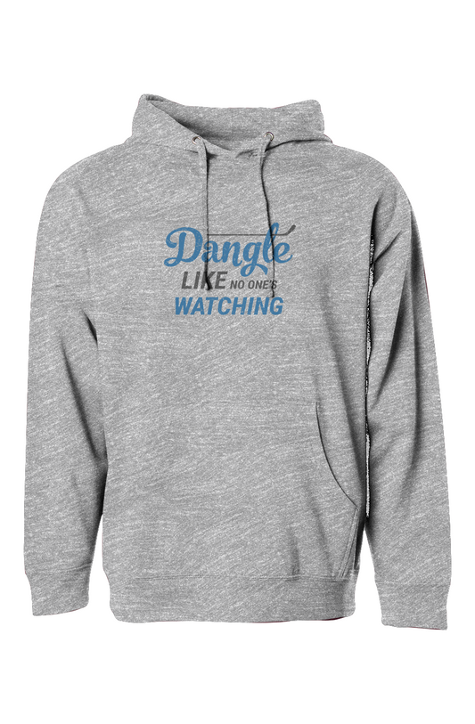 The Bench Boss Dangle Like No One's Watching Hoodie Grey | Barn Garb Hockey Threads
