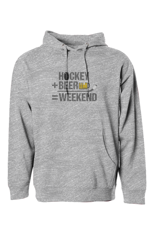 The Bench Boss Hockey Math Hoodie Grey | Barn Garb Hockey Threads