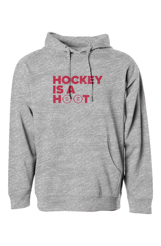 The Bench Boss Hockey is a Hoot Hoodie Grey | Barn Garb Hockey Threads