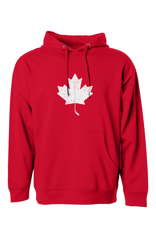 The Bench Boss Northern Twig Hoodie Red | Barn Garb Hockey Threads
