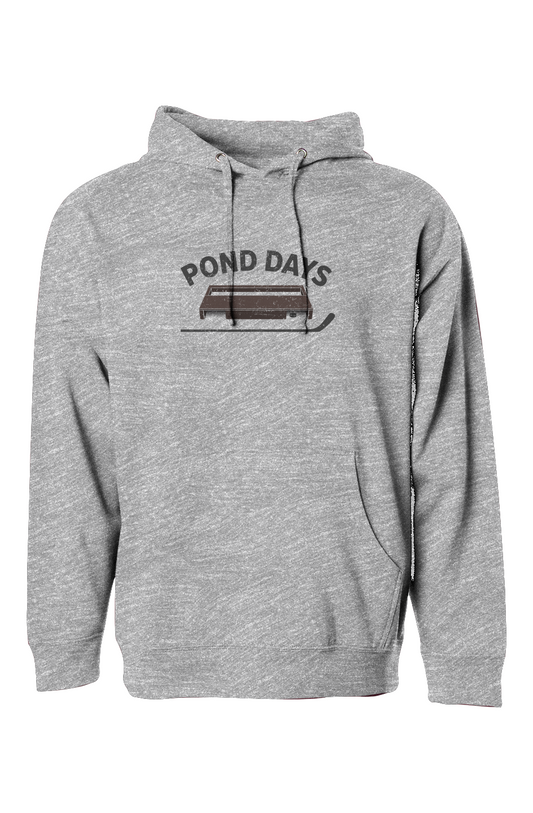 The Bench Boss Pond Days Hoodie Grey | Barn Garb Hockey Threads