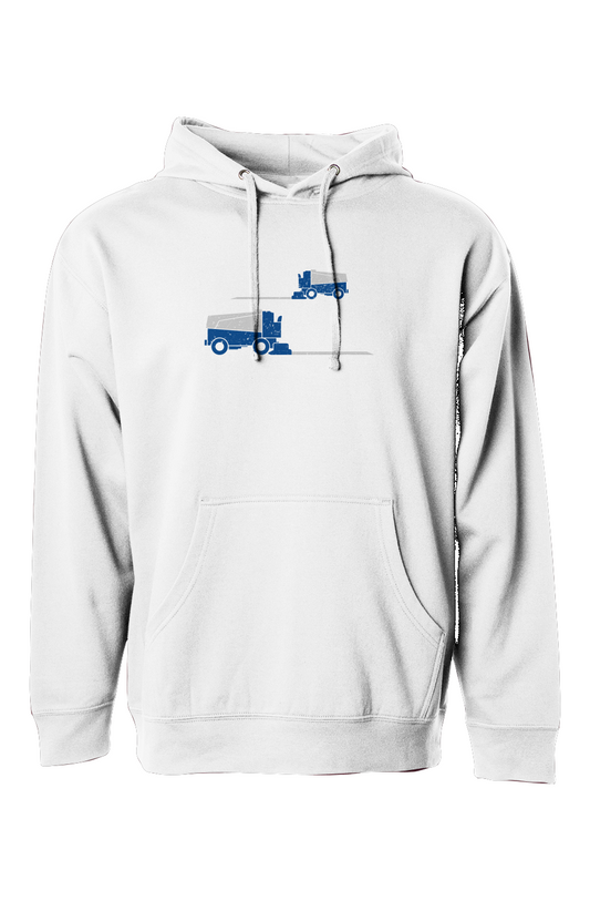The Bench Boss Resurfacer Hoodie White | Barn Garb Hockey Threads