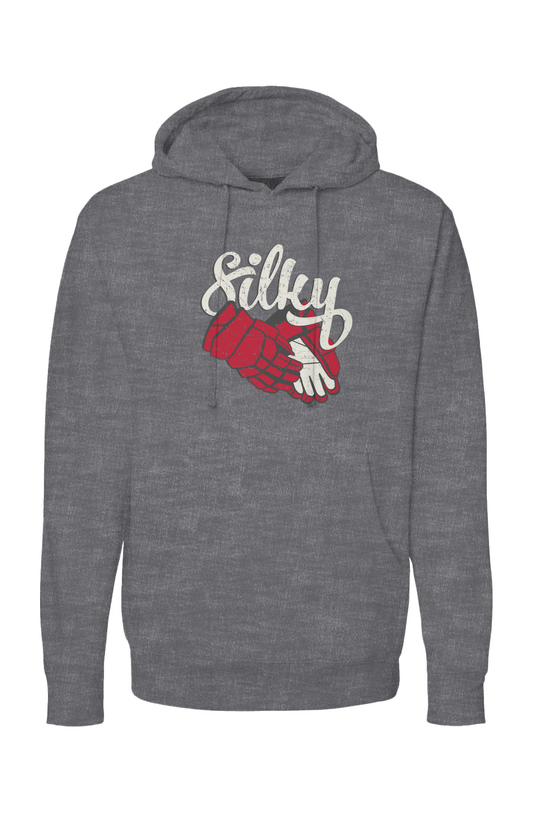 The Bench Boss Silky Hoodie Charcoal | Barn Garb Hockey Threads