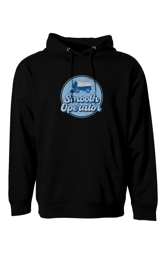 The Bench Boss Smooth Operator Rink Badge Hoodie Black | Barn Garb Hockey Threads