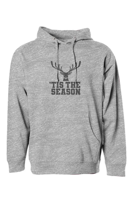 The Bench Boss 'Tis the Season Hoodie Grey | Barn Garb Hockey Threads