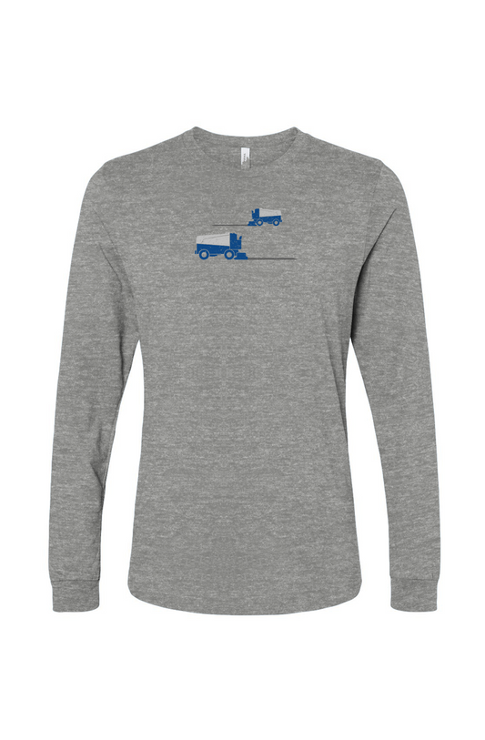 The Benchwarmer Resurfacer Long Sleeve Grey | Barn Garb Hockey Threads