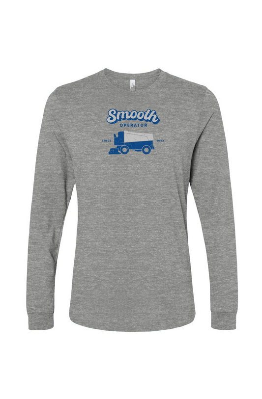 The Benchwarmer Smooth Operator Long Sleeve Grey | Barn Garb Hockey Threads
