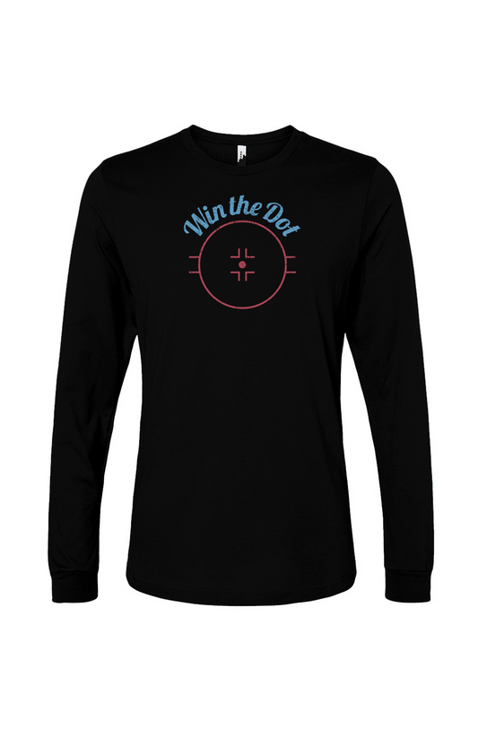 The Benchwarmer Win the Dot Long Sleeve Black | Barn Garb Hockey Threads