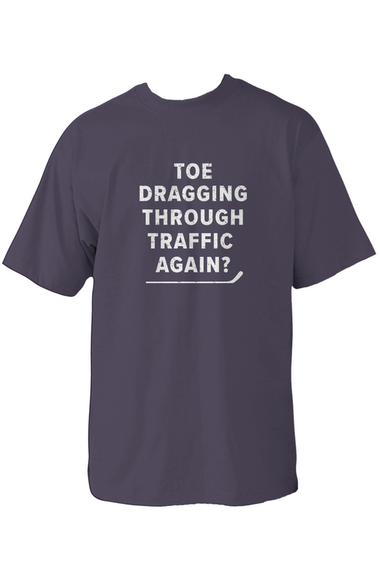 Traffic 90s Throwback Tee Navy Blue | Barn Garb Hockey Threads