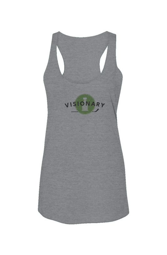 Visionary Racerback Barn Tank Grey | Barn Garb Hockey Threads