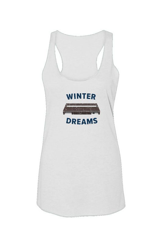 Winter Dreams Racerback Barn Tank White | Barn Garb Hockey Threads
