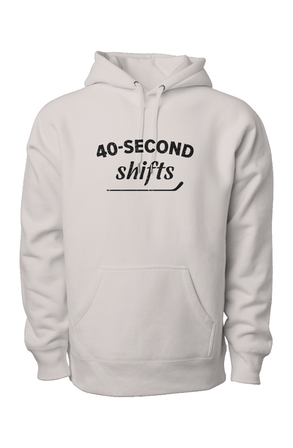 40-Second Shifts Legend Heavyweight Hoodie Bone | Barn Garb Hockey Threads