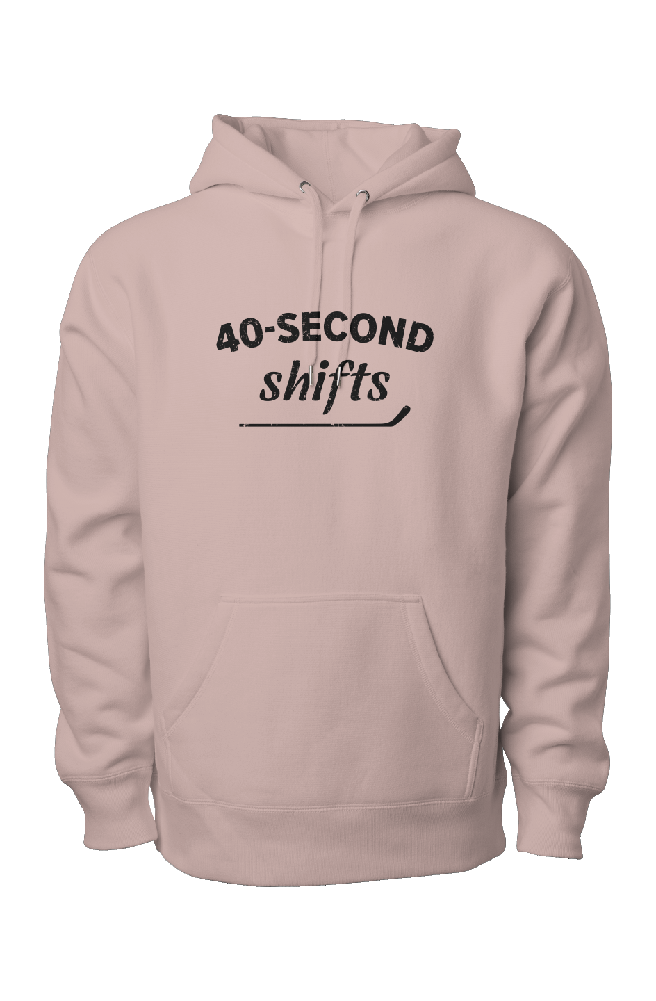 40-Second Shifts Legend Heavyweight Hoodie Pink | Barn Garb Hockey Threads